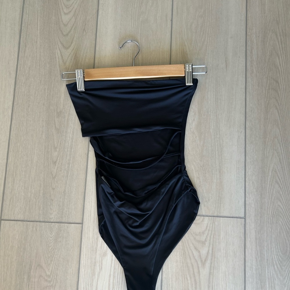 Tiger Mist Black Bodysuit One Piece